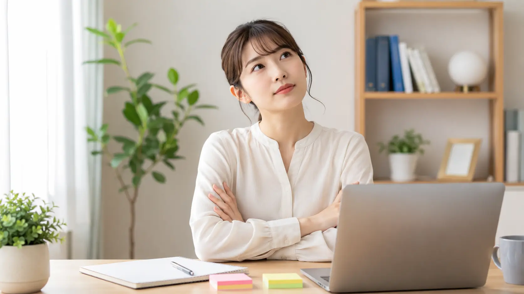 AIツールの情報に振り回されず、自分の問いを見直すイメージ