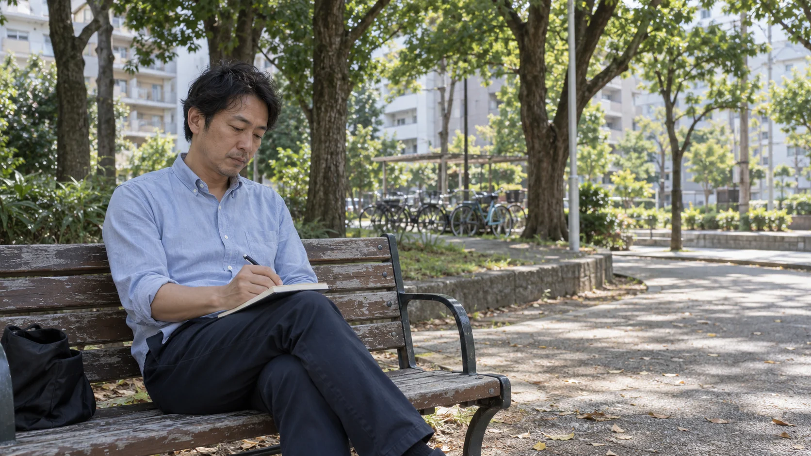 ノートにこれから試したいことを書く人